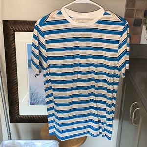 men’s XS loose fit t-shirt horizontal striped